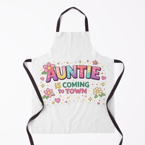 Item preview, Fun & Colorful "Auntie Is Coming to Town" T-shirt Design – Perfect for Family Gatherings & Holidays designed and sold by Art Italiano.