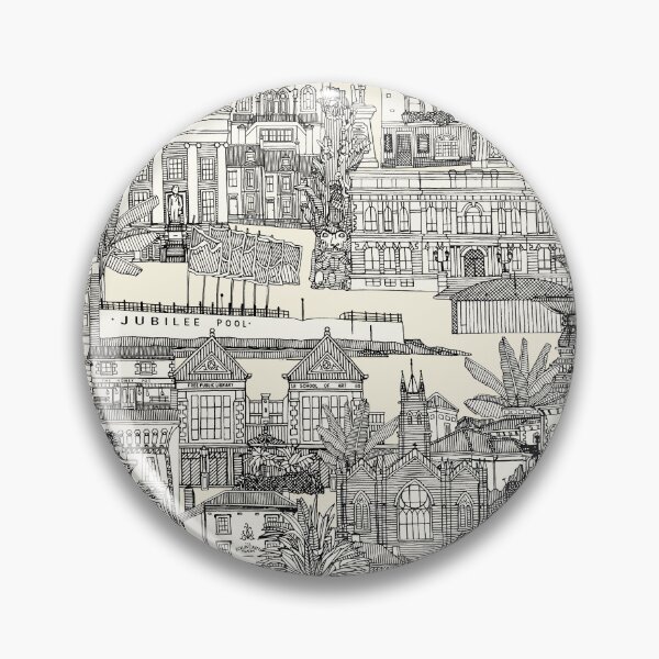 Item preview, Penzance toile black pearl designed and sold by scrummy.