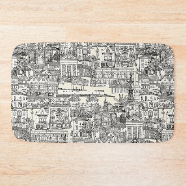 Item preview, Penzance toile black pearl designed and sold by scrummy.
