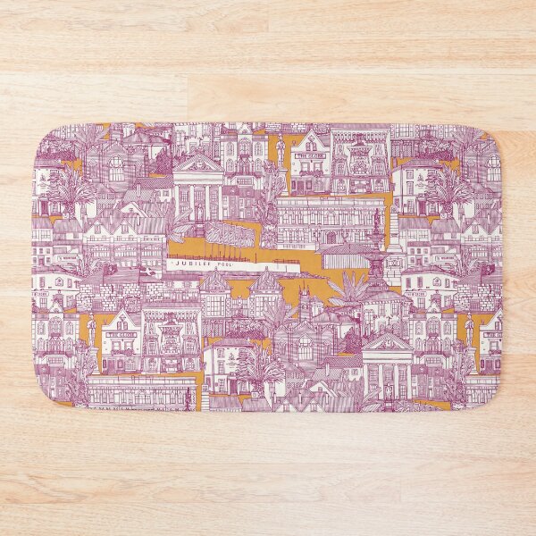 Item preview, Penzance toile fuchsia clementine designed and sold by scrummy.