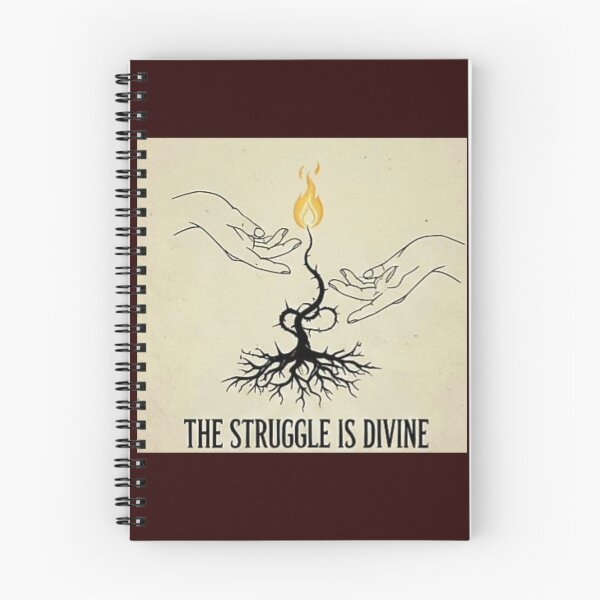 Item preview, The Struggle Is Divine Spiritual Motivation Design | Resilience Quote Art designed and sold by SV-Creation.