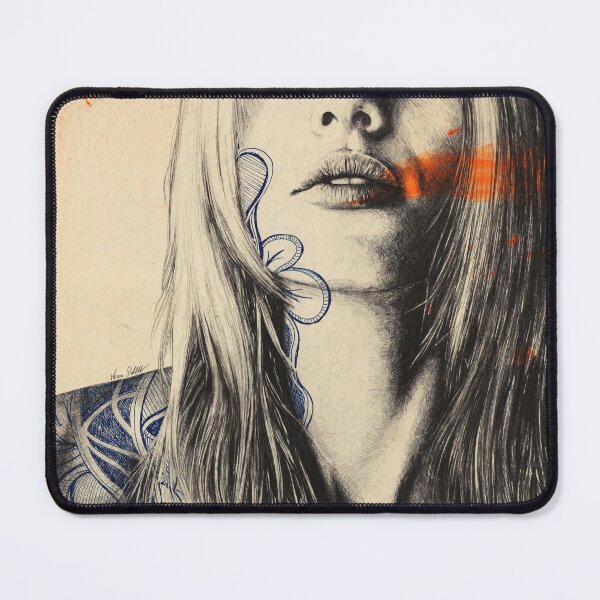 Item preview, Woman Portrait with Doodle Art Tattoo designed and sold by Marco Paludet.