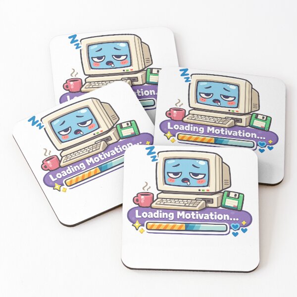 Item preview, Loading Motivation – Funny Retro Computer  | Y2K Internet Humor   designed and sold by  Bold Border Studio..