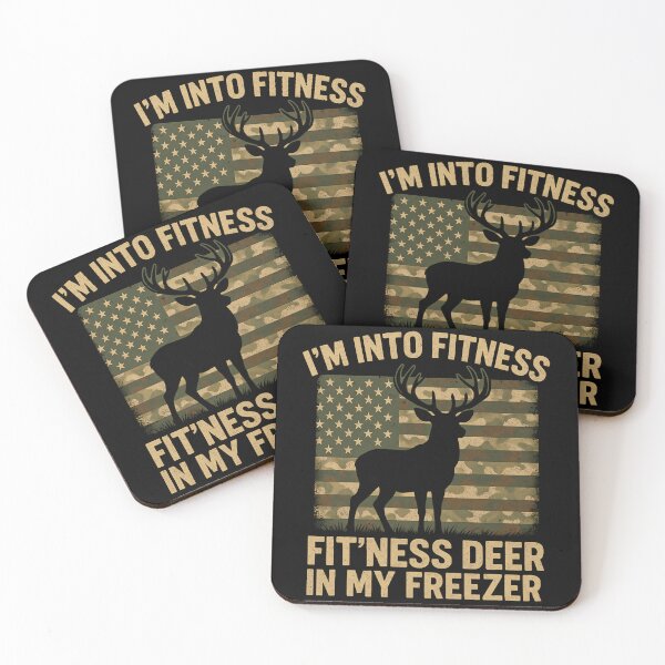 Item preview, I'm Into Fitness Fit'ness Deer in My Freezer - Funny Hunting designed and sold by ZBIFBOUETLA.