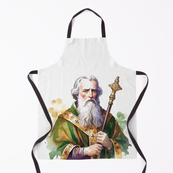 Item preview, Saint Patrick Irish Celtic Illustration Artwork designed and sold by SassyArtistry.
