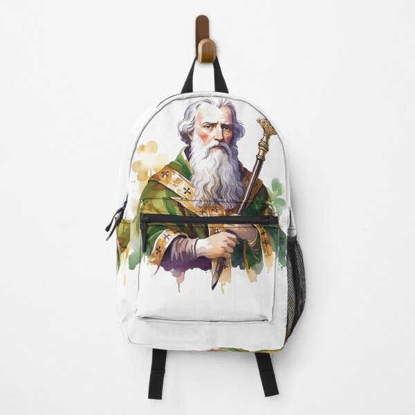 Item preview, Saint Patrick Irish Celtic Illustration Artwork designed and sold by SassyArtistry.