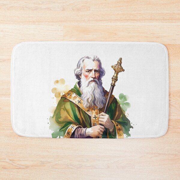 Item preview, Saint Patrick Irish Celtic Illustration Artwork designed and sold by SassyArtistry.
