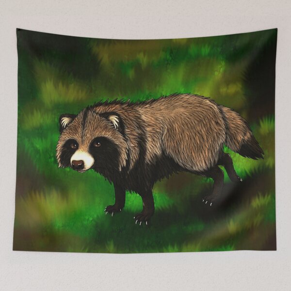 Item preview, Tanuki designed and sold by JeMiChi Art.