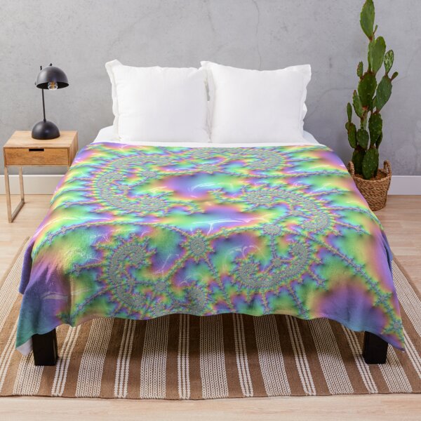 Item preview, Pastel Rainbow Abstract Fractal Artwork designed and sold by Memes N Lore .