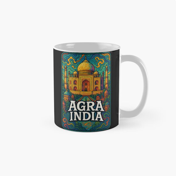 Item preview, Agra Taj Mahal India Trippy Art Travel designed and sold by TomFrontierArt.