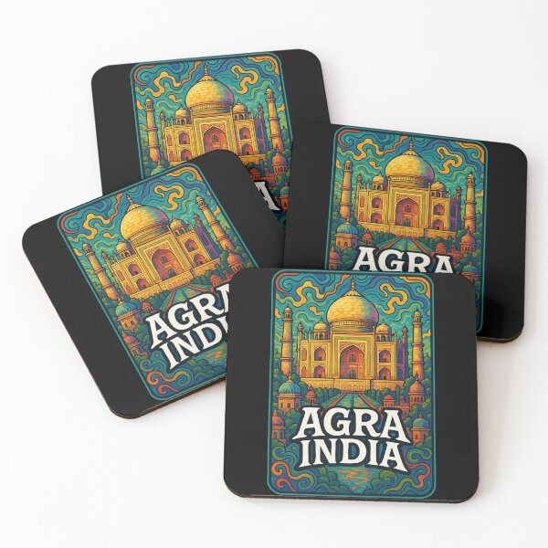 Item preview, Agra Taj Mahal India Trippy Art Travel designed and sold by TomFrontierArt.