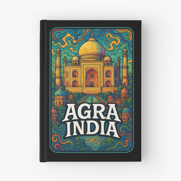 Item preview, Agra Taj Mahal India Trippy Art Travel designed and sold by TomFrontierArt.