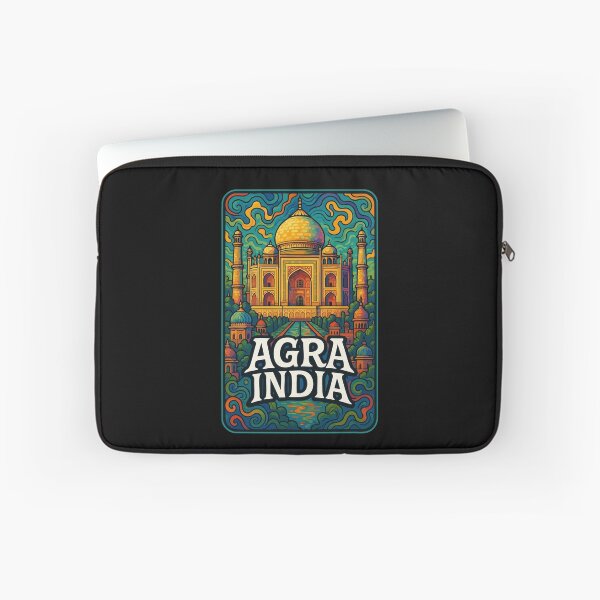 Item preview, Agra Taj Mahal India Trippy Art Travel designed and sold by TomFrontierArt.