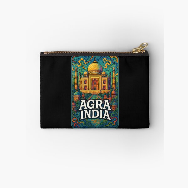 Item preview, Agra Taj Mahal India Trippy Art Travel designed and sold by TomFrontierArt.