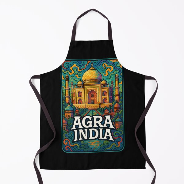Item preview, Agra Taj Mahal India Trippy Art Travel designed and sold by TomFrontierArt.