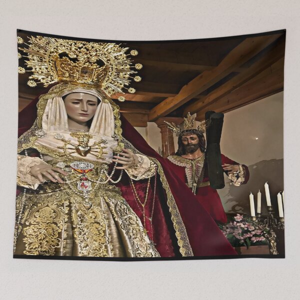 Item preview, Jesus Fallen from the Step and Mary Most Holy of Bitterness designed and sold by AiChemystt.