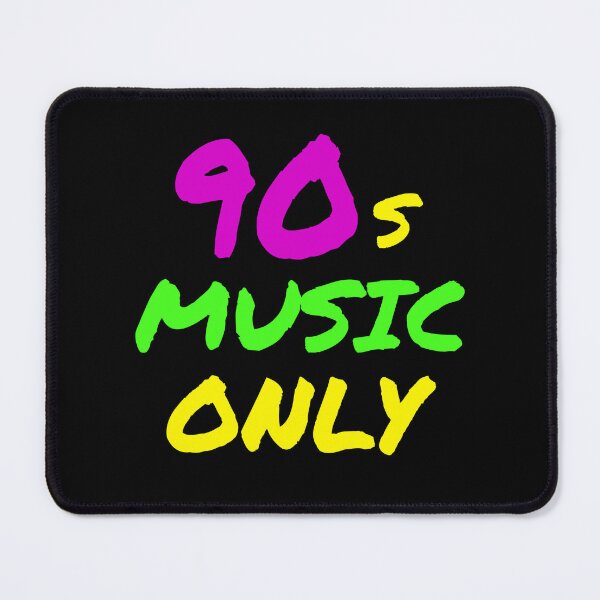 Item preview, 90s Music Only - Retro Neon Brush Script Aesthetic designed and sold by vividlukas.