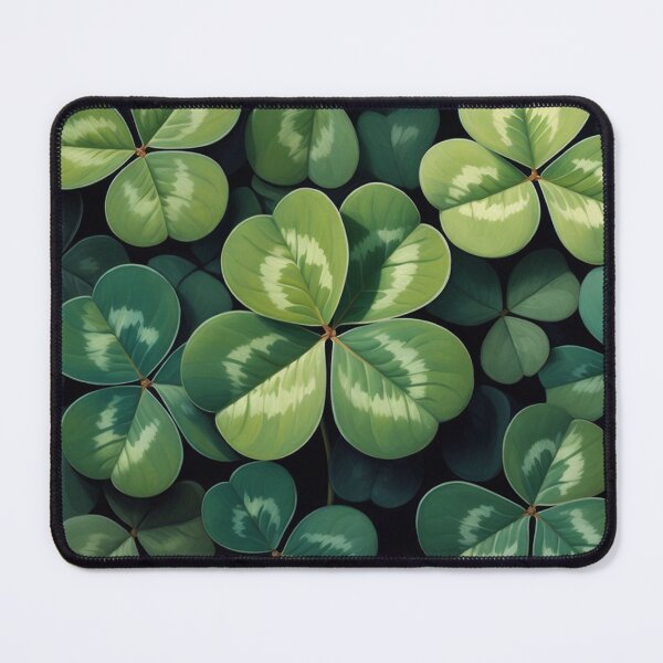 Item preview, St Patricks Day Clover Leaf Seamless Pattern designed and sold by SassyArtistry.