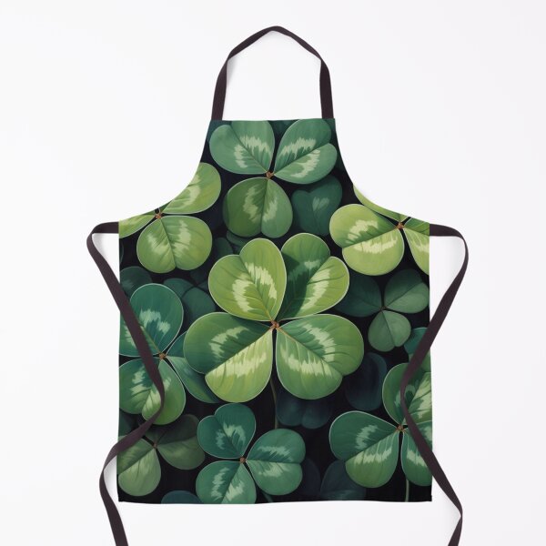 Item preview, St Patricks Day Clover Leaf Seamless Pattern designed and sold by SassyArtistry.