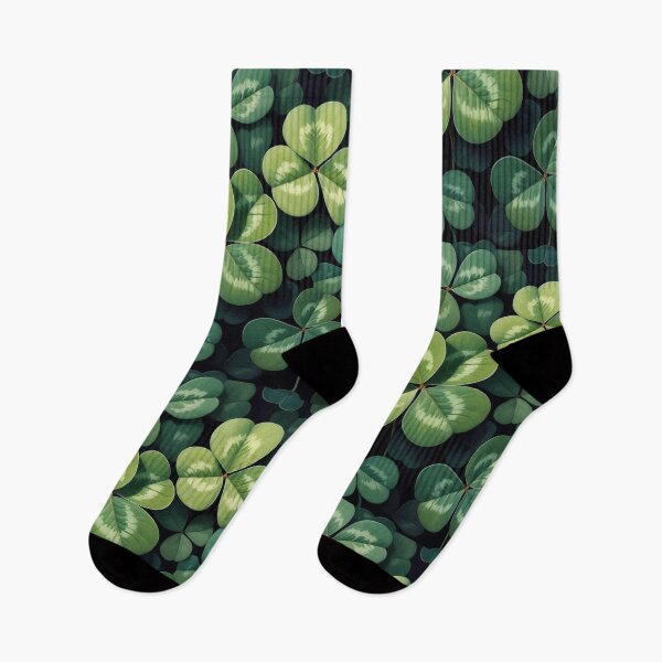 Item preview, St Patricks Day Clover Leaf Seamless Pattern designed and sold by SassyArtistry.