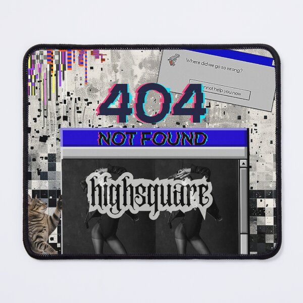 Item preview, 404 Not Found Retro Window Aesthetic Art designed and sold by HIGHSQUARE.