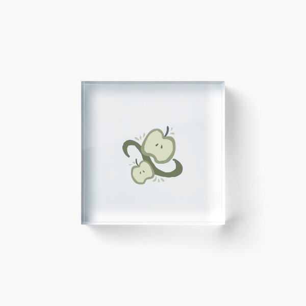 Item preview, green twee apples whimsical  designed and sold by Izzy-mae-8.
