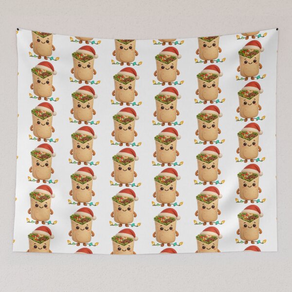 Item preview, Christmas Burrito 3 designed and sold by Sillytoe.