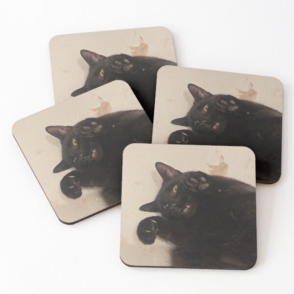 Item preview, Chaotic black cat designed and sold by BornToBeWyld.