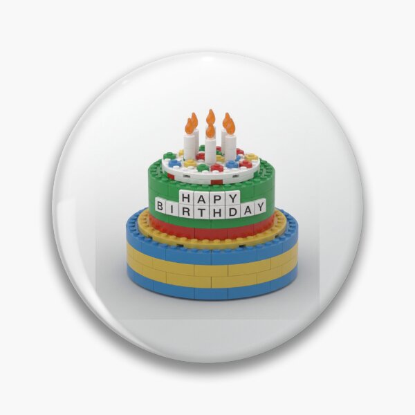 Item preview, Birthday Cake building blocks block brick bricks party celebration children kids designed and sold by CheeseBlueprint.
