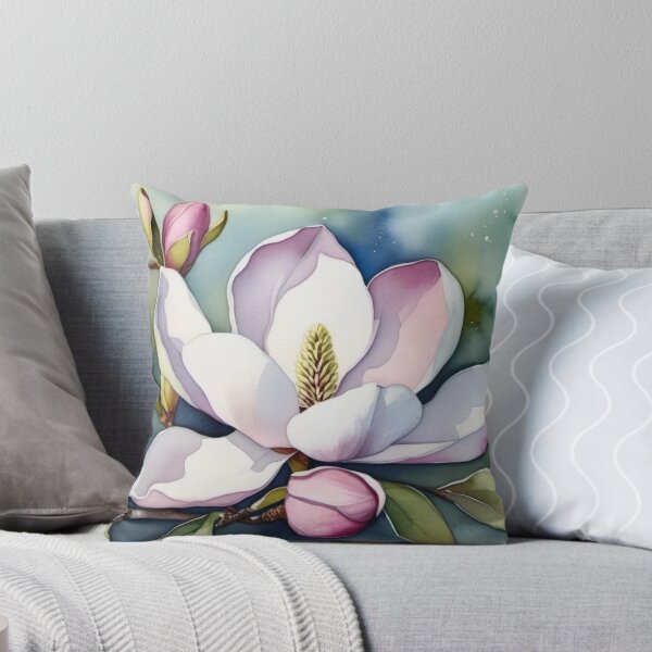 Item preview, Two magnolia blossoms designed and sold by Kraftbaum.