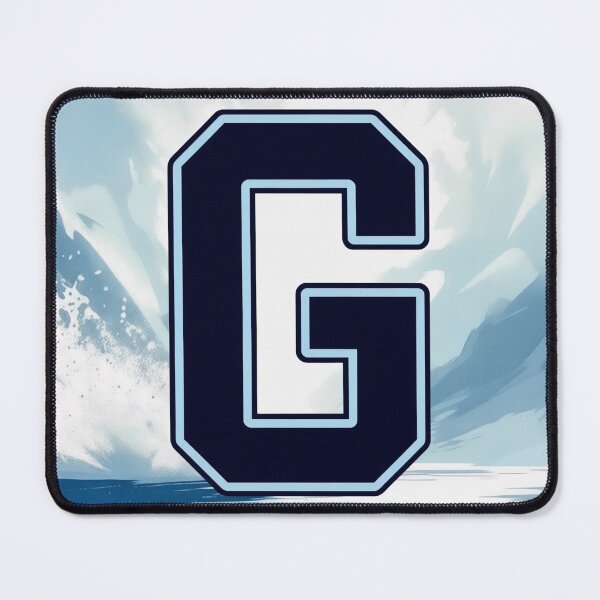 Item preview, Navy Blue Letter G – Initial Monogram for Boys designed and sold by roxysnextgenart.