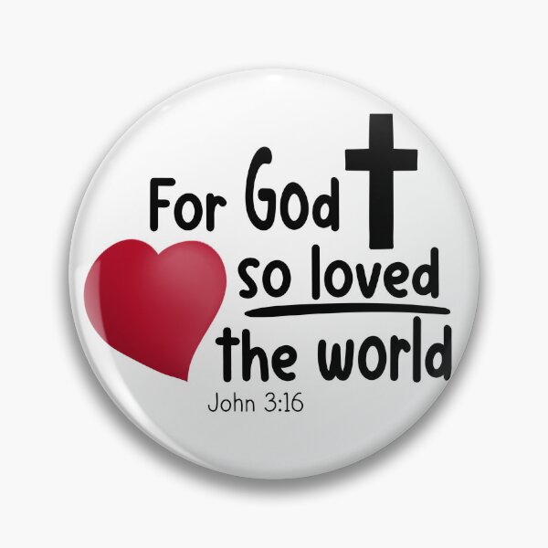 Item preview, For God So Loved the World designed and sold by Willow & Grace Designs.