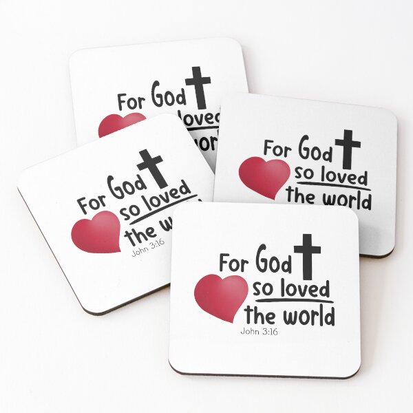 Item preview, For God So Loved the World designed and sold by Willow & Grace Designs.
