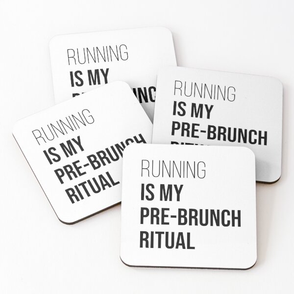 Item preview, Running is my pre-brunch ritual designed and sold by UrbnState.