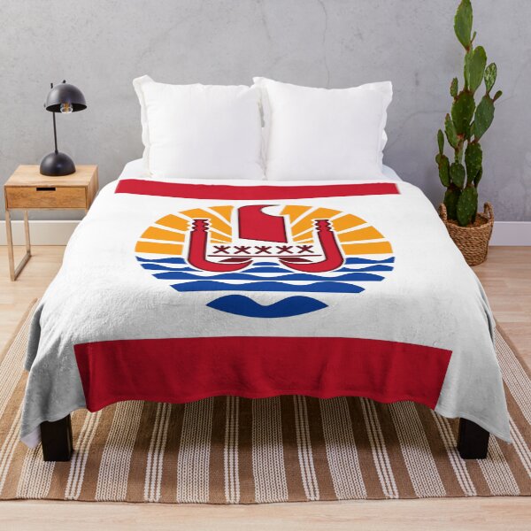 Item preview, Vertical French Polynesia Flag Design designed and sold by NTGUILTY.