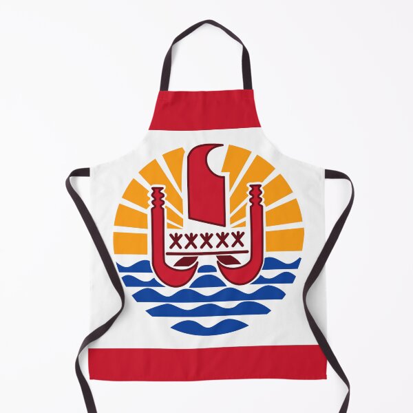 Item preview, Vertical French Polynesia Flag Design designed and sold by NTGUILTY.