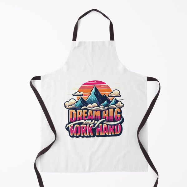 Item preview, Dream Big Work Hard Motivational Quote designed and sold by CleanDecor.