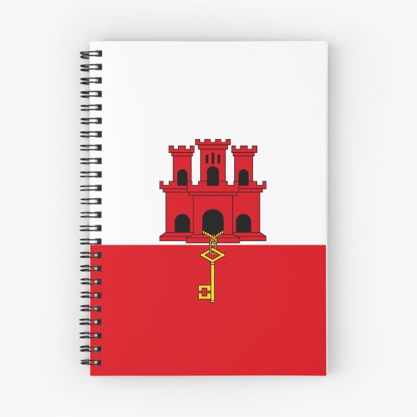 Item preview, Vertical Gibraltar Flag Design designed and sold by NTGUILTY.