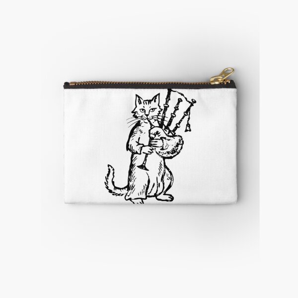 Item preview, Ugly Medieval Cat Playing Bagpipes designed and sold by SignumShop.