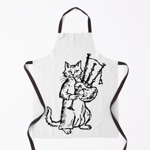 Item preview, Ugly Medieval Cat Playing Bagpipes designed and sold by SignumShop.