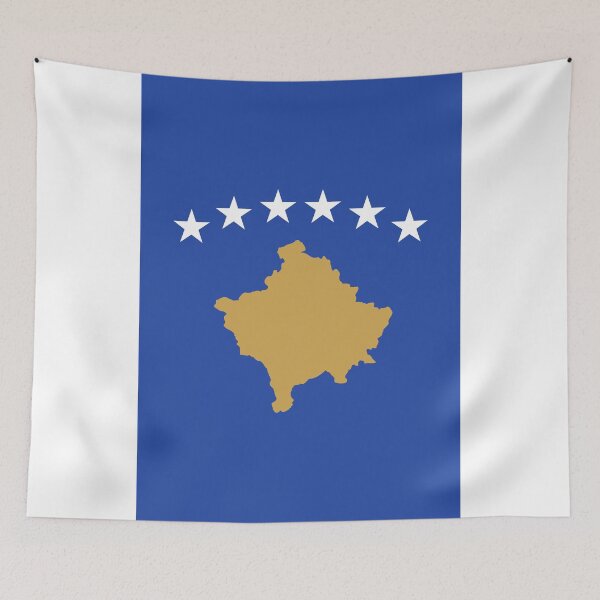 Item preview, Vertical Kosovo Flag Design designed and sold by NTGUILTY.