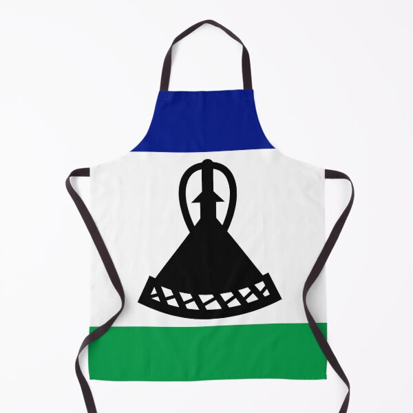 Item preview, Vertical Lesotho Flag Design designed and sold by NTGUILTY.