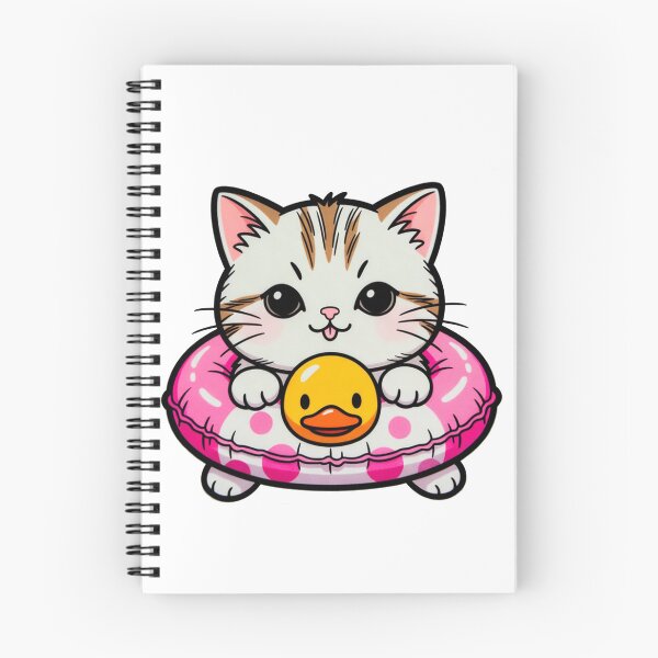 Item preview, Cute Cat In Pink Donut Pool Float designed and sold by SassyArtistry.
