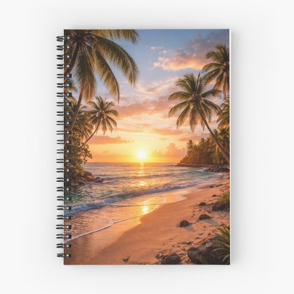 Item preview, Golden Sunset on Tropical Beach designed and sold by JuViRo.