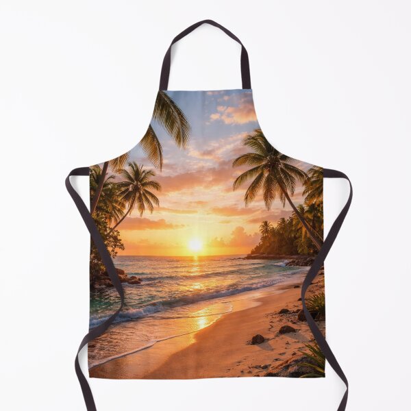 Item preview, Golden Sunset on Tropical Beach designed and sold by JuViRo.