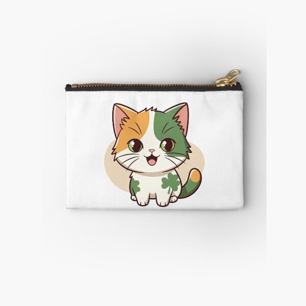 Item preview, Irish Flag Cat With Shamrock St Patricks designed and sold by SassyArtistry.