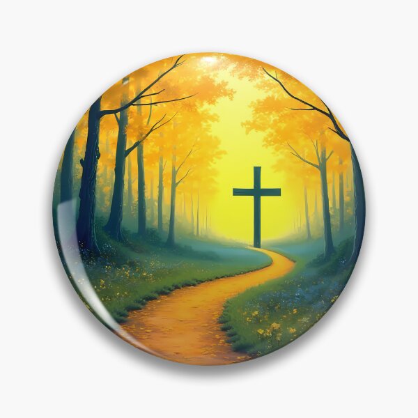 Item preview, Forest Path to Cross - Christian Faith designed and sold by Pastor Reeves Studio.