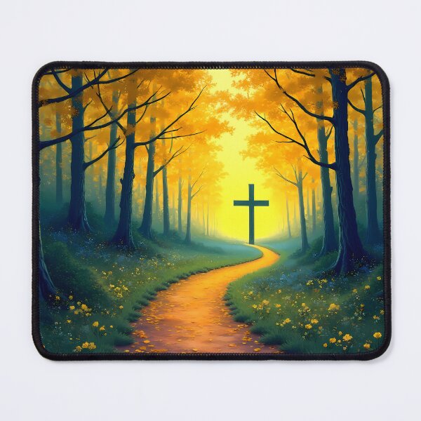 Item preview, Forest Path to Cross - Christian Faith designed and sold by Pastor Reeves Studio.