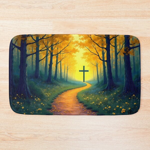 Item preview, Forest Path to Cross - Christian Faith designed and sold by Pastor Reeves Studio.