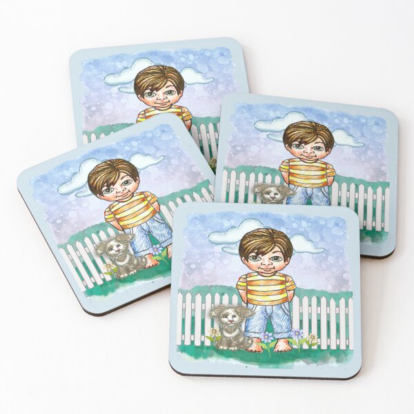 Item preview, Boy and Dog designed and sold by artmuvz.